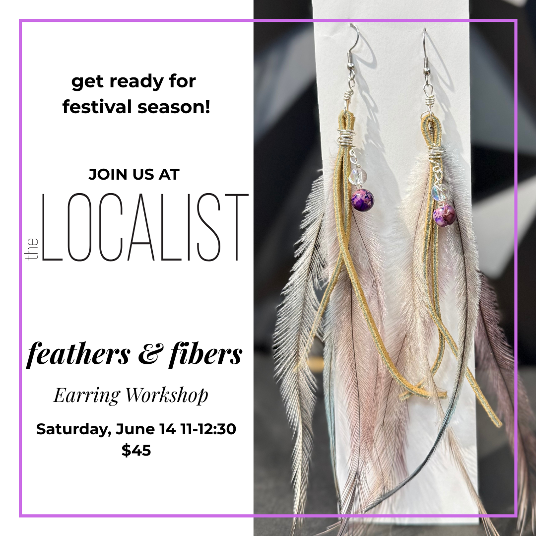 Feathers & Fibers Earring Workshop