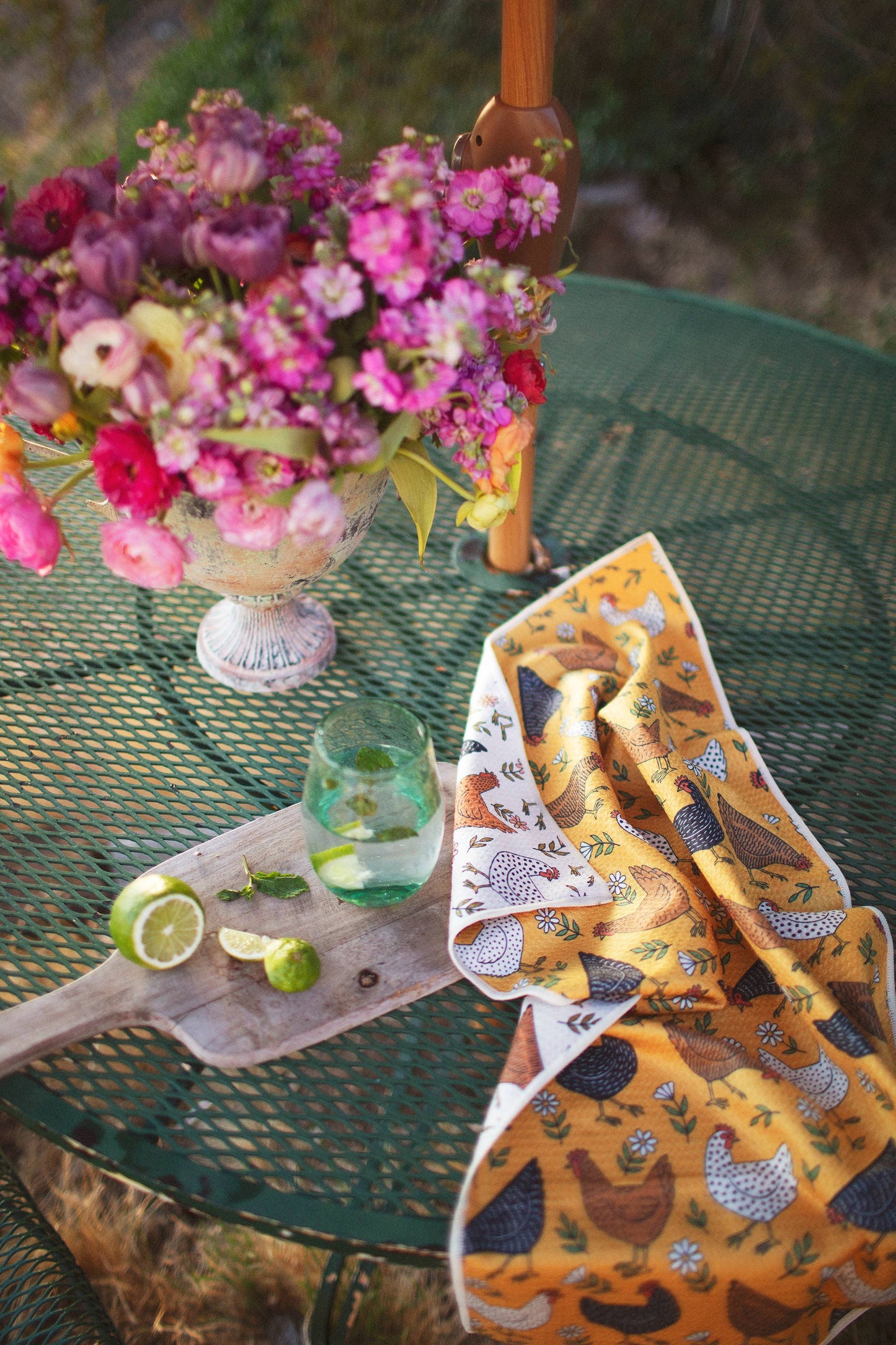 Kitchen Tea Towel Quick Dry-Farmhouse Chicken