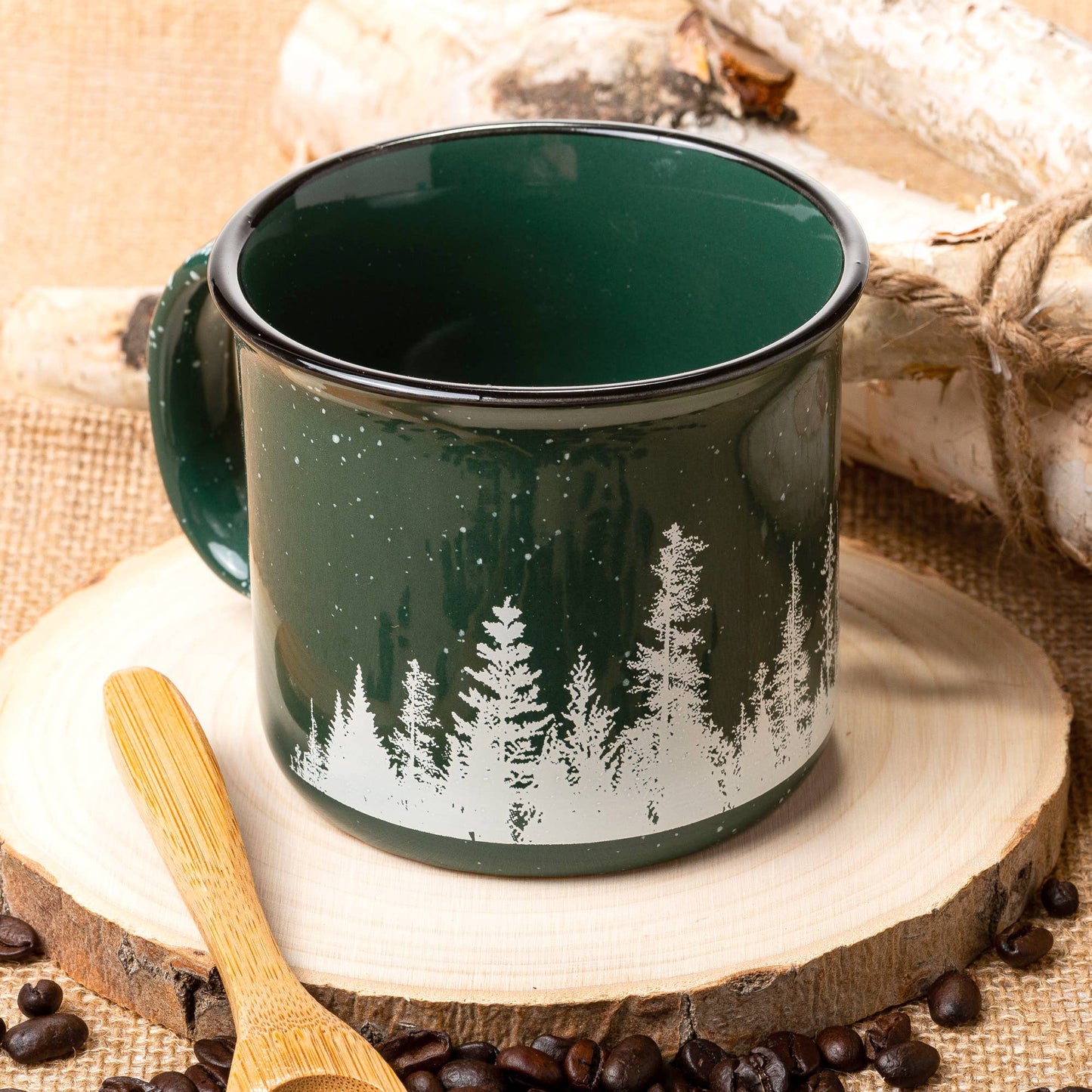 Forest Landscape Ceramic Coffee Mug