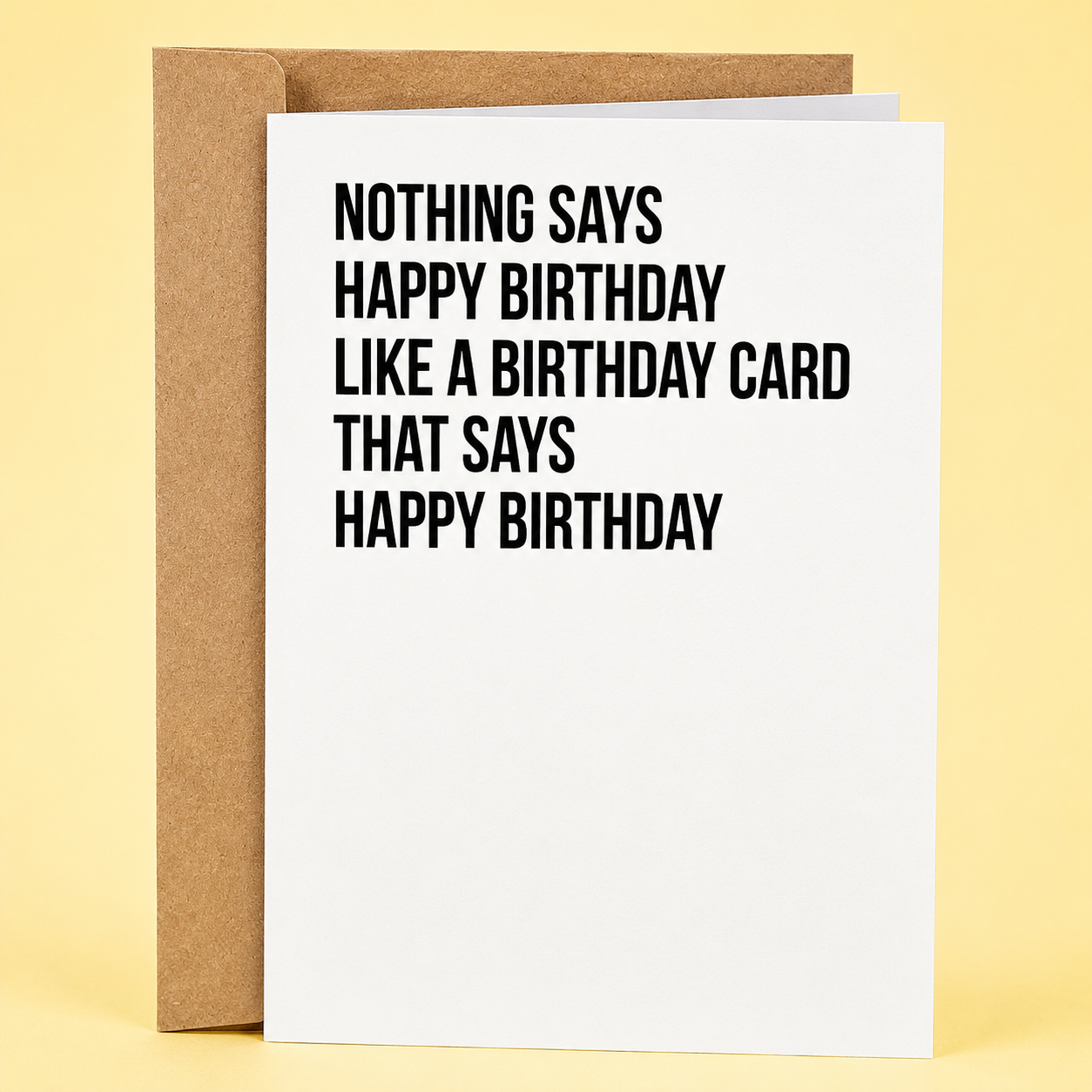 Funny Birthday Card - Birthday Card That Says Happy Birthday