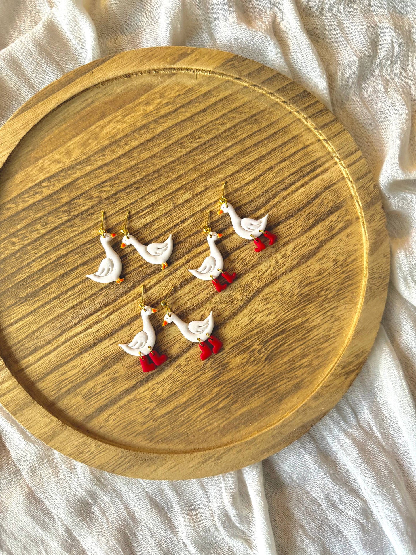 Goose Earrings