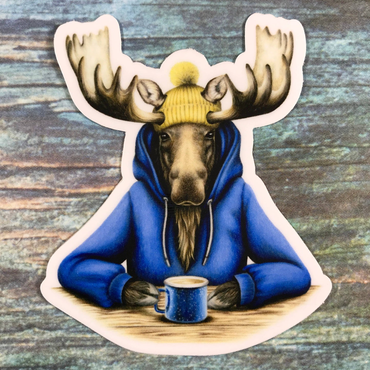 Coffee Moose sticker - The Localist