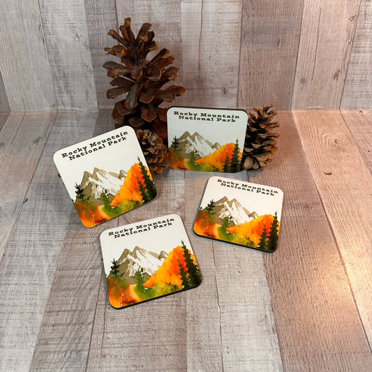 Coaster Set -Autumn Gold