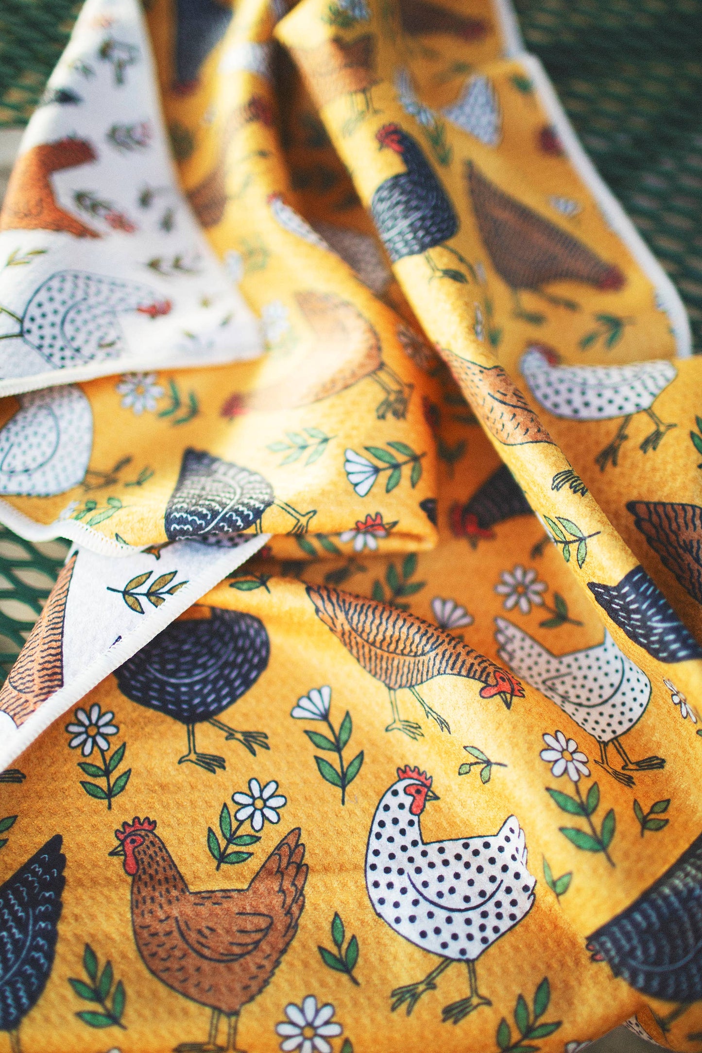 Kitchen Tea Towel Quick Dry-Farmhouse Chicken