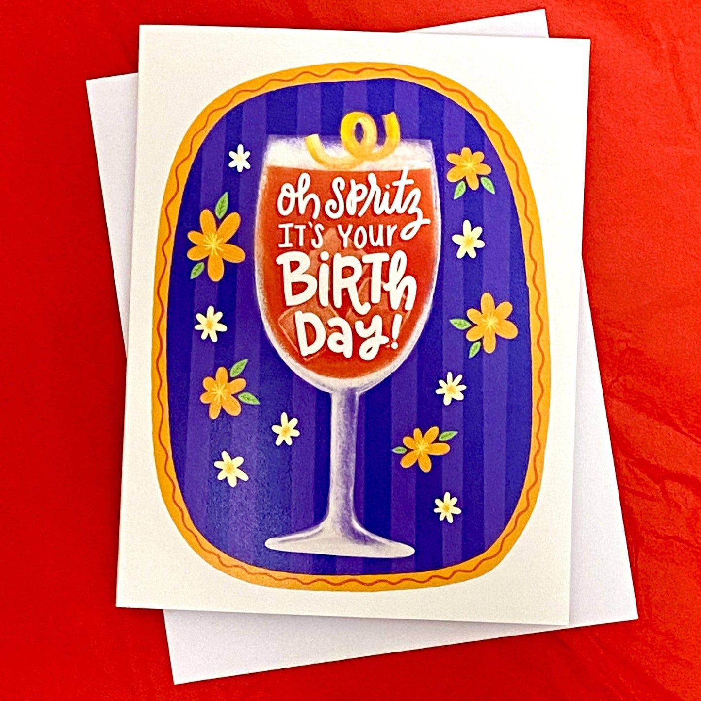 Aperol Spritz Birthday Card