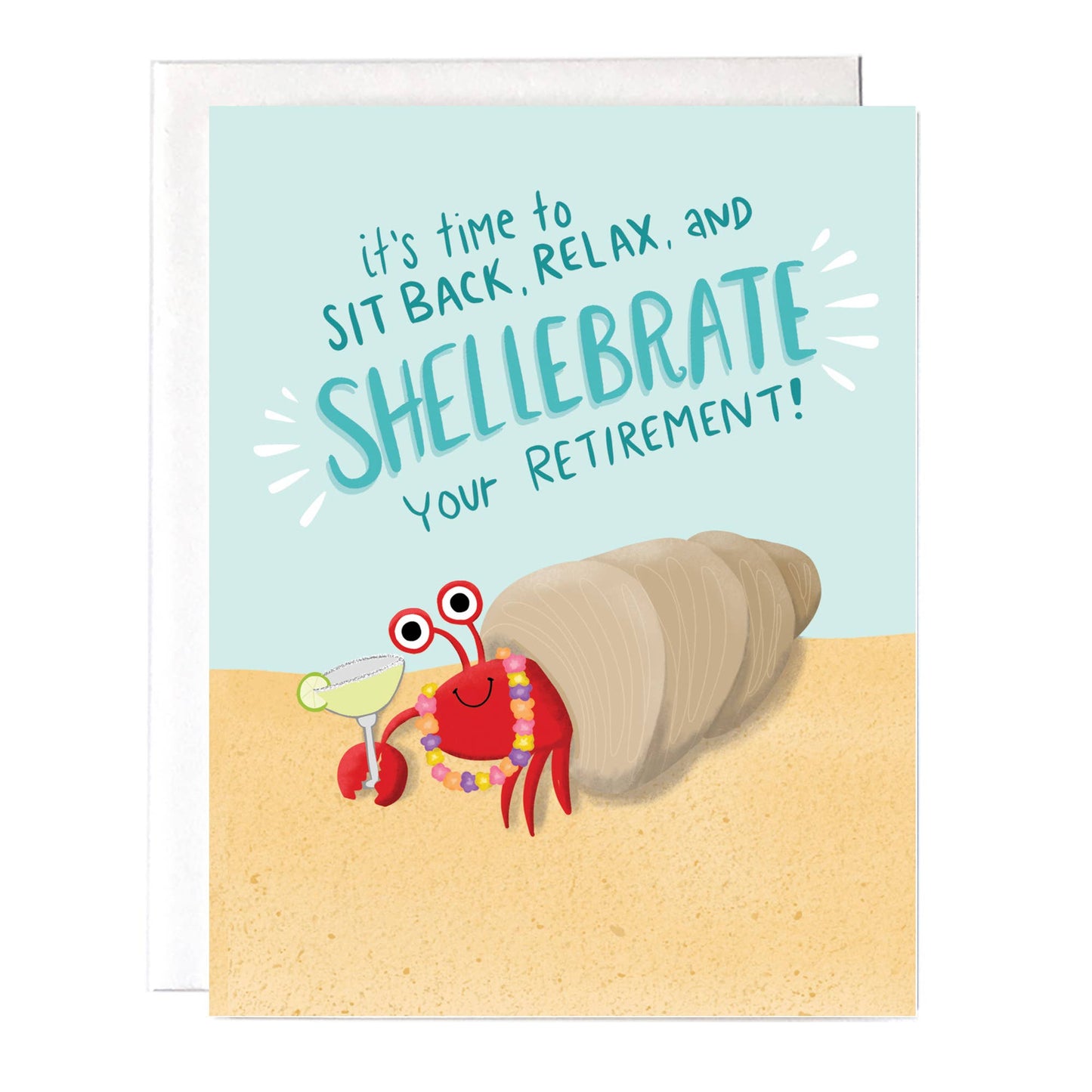 Beach Crab Retirement Card