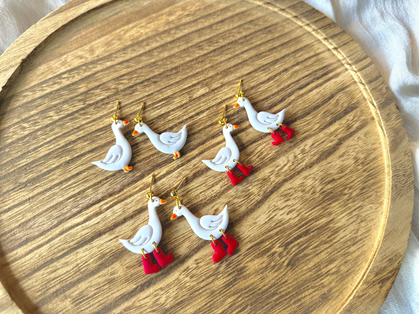 Goose Earrings
