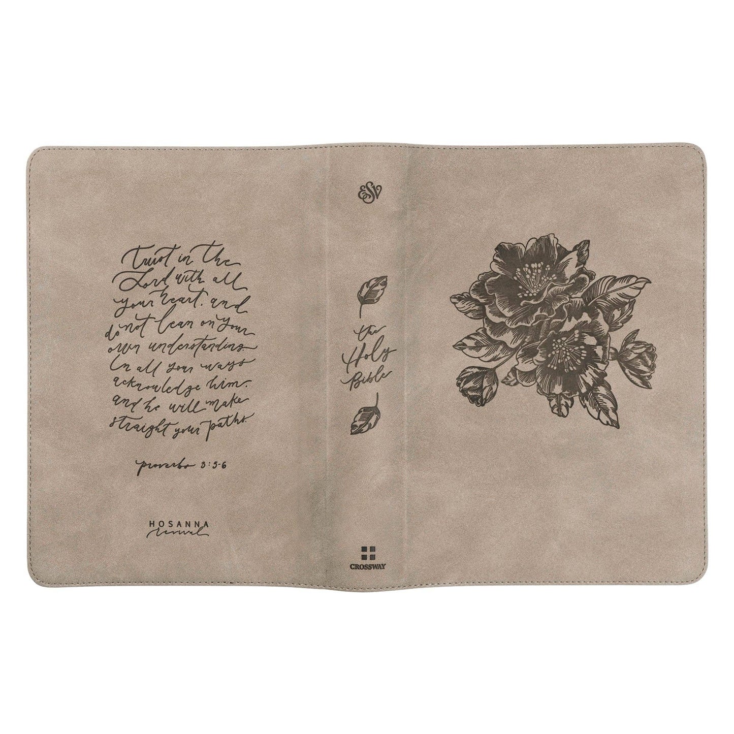 ESV Large Print Journaling Bible : Nara Theme