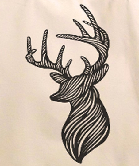 Deer Organica Cotton Canvas Tote Bag