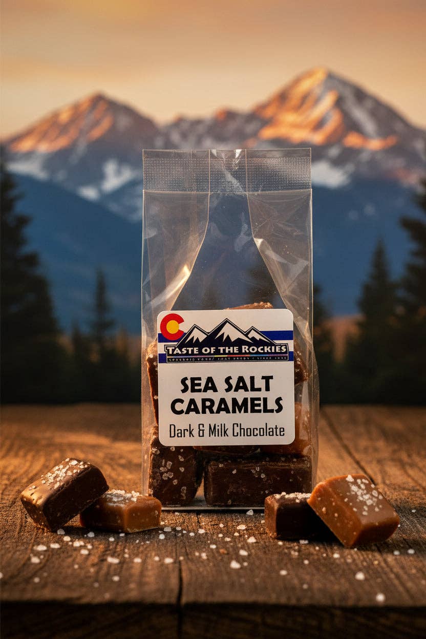 Milk and Dark Chocolate Sea Salt Caramels
