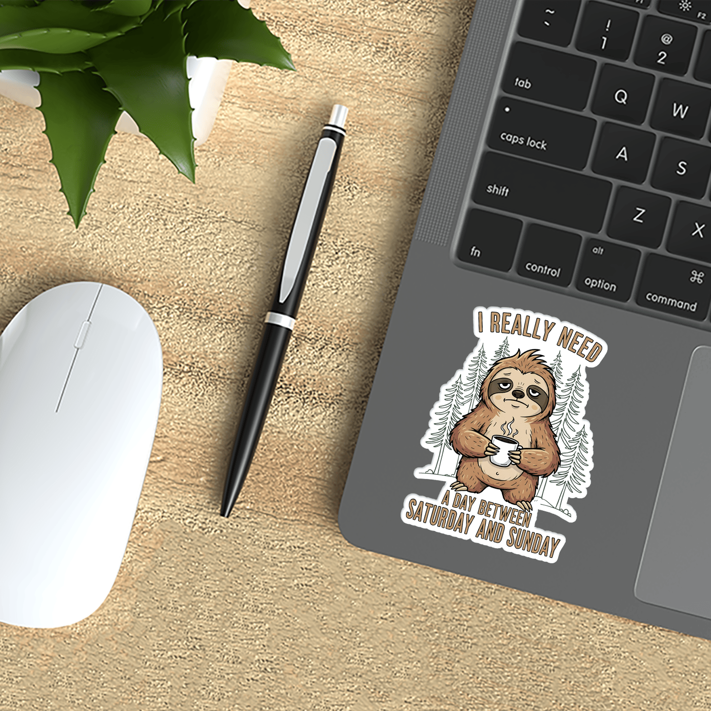A Day Between Sticker