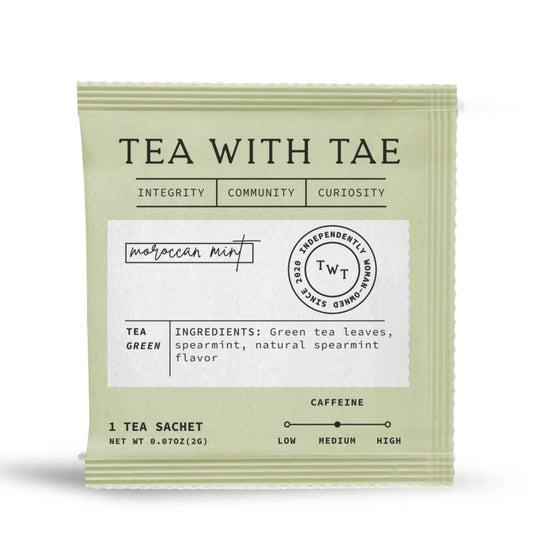Moroccan Mint Green Tea - Individually Wrapped Tea Bag - The Localist
