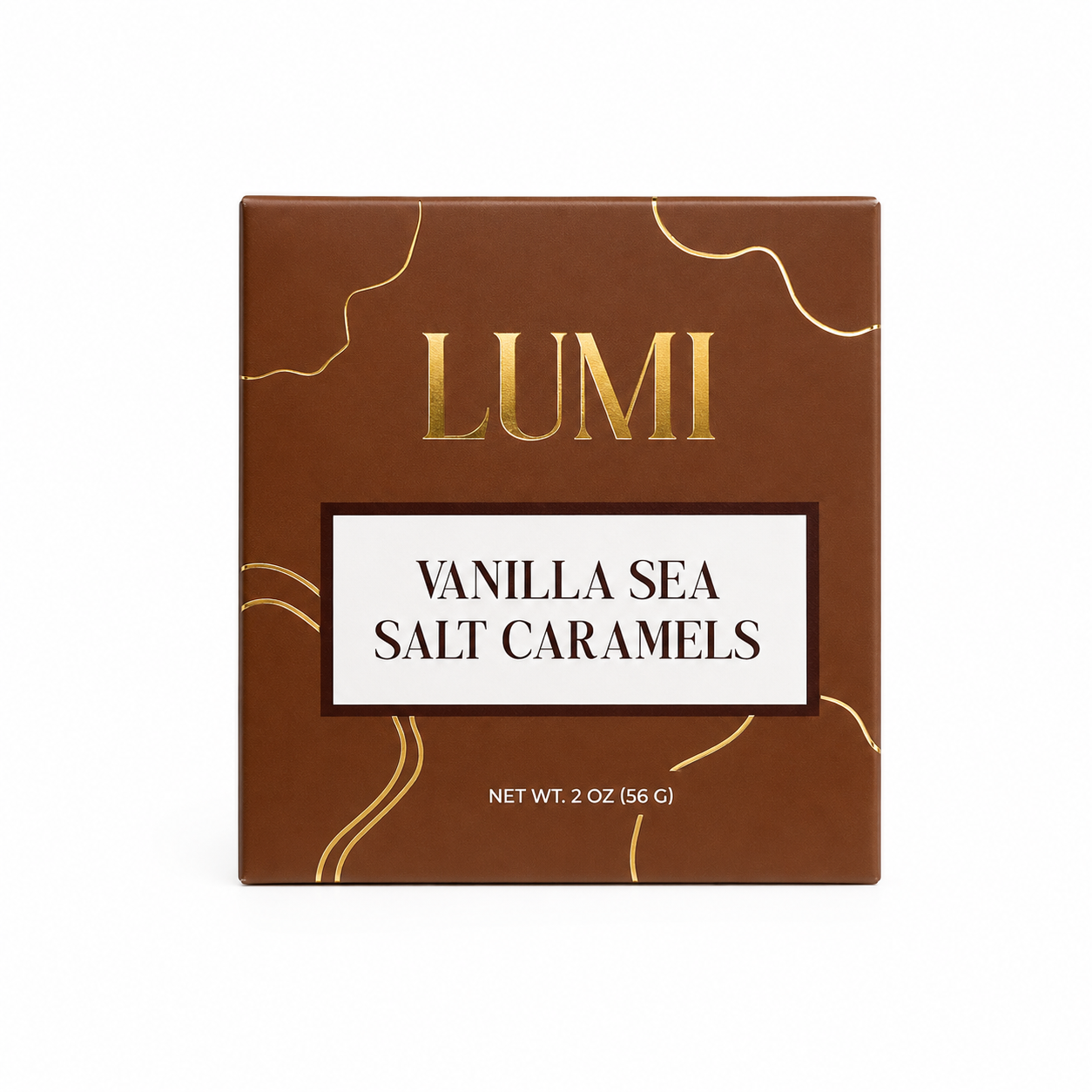 Vanilla Sea Salt Caramels - Brown