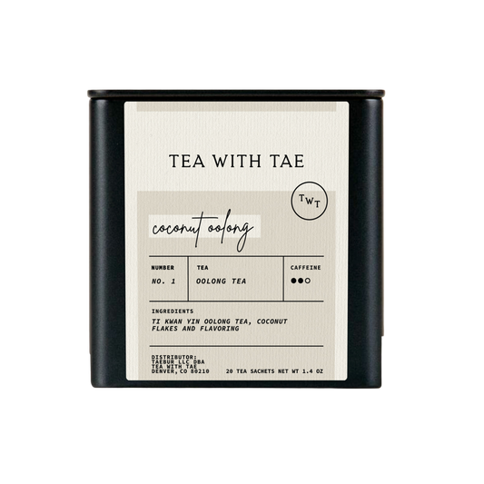 Coconut Oolong Tropical Tea Gift Tin (20 tea bags)