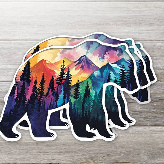 Colorful Nature Bear