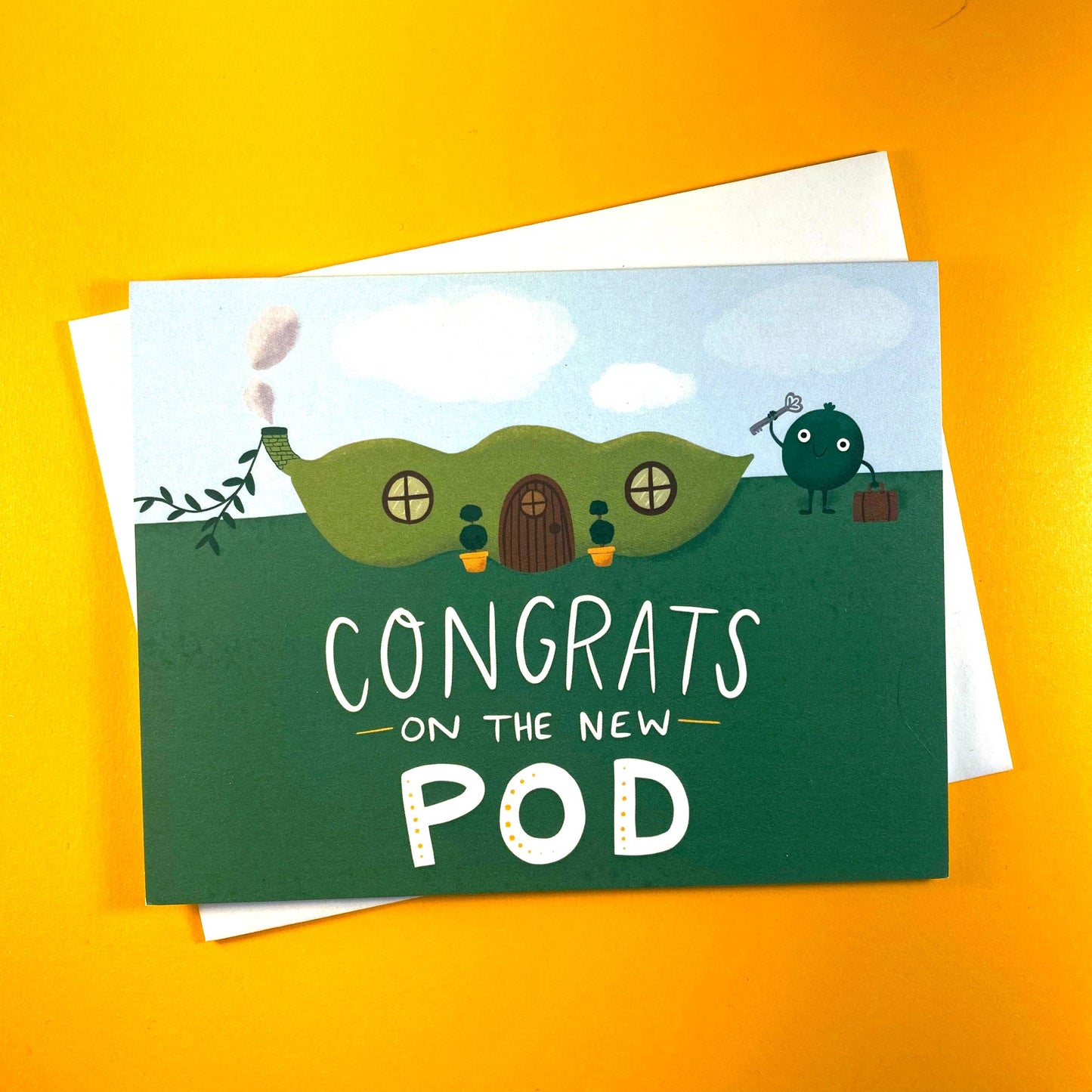 New Home Pea Pod Card