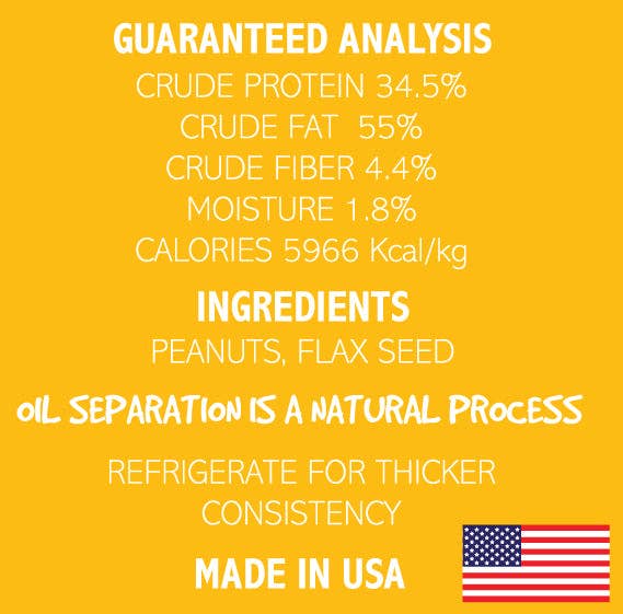 Dogtastic Gourmet Peanut Butter for Dogs - Flax Seed - The Localist