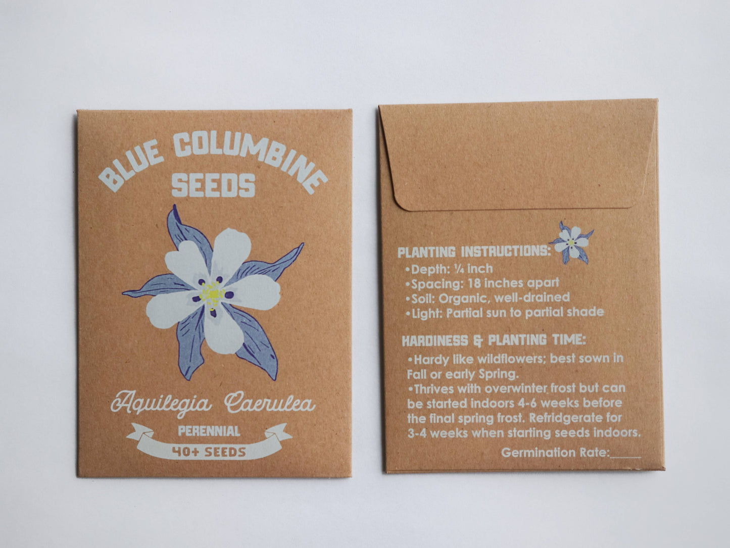 Colorado Blue Columbine Seeds