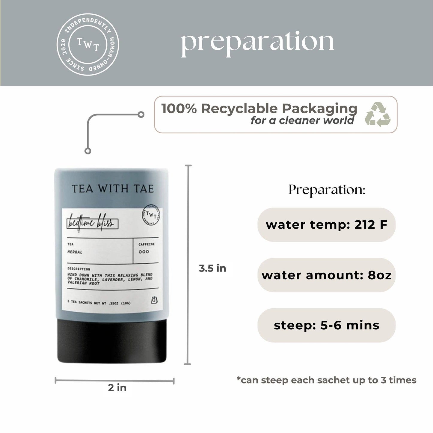 Nighttime Routine Sleep Tea Mini Tube
