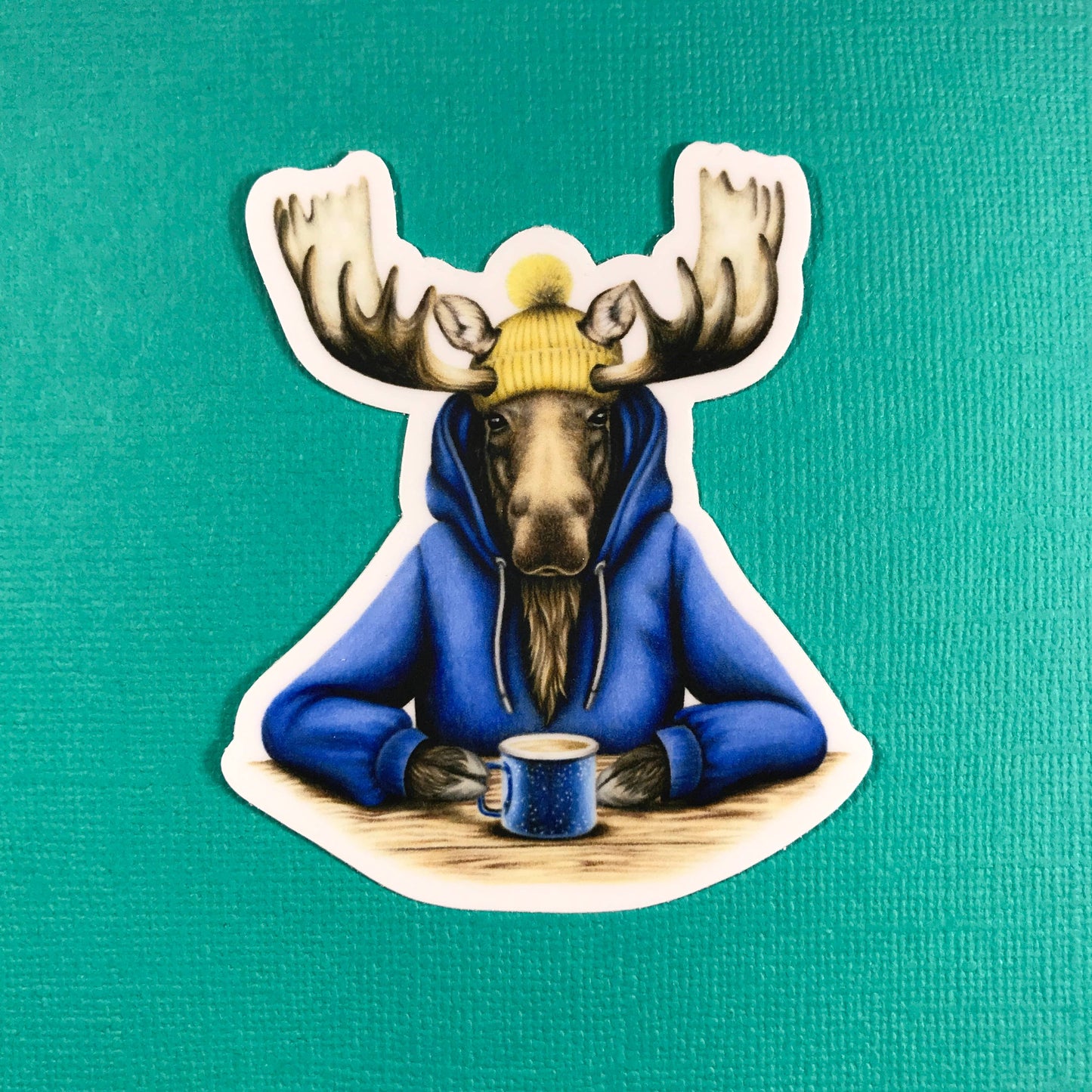 Coffee Moose sticker - The Localist
