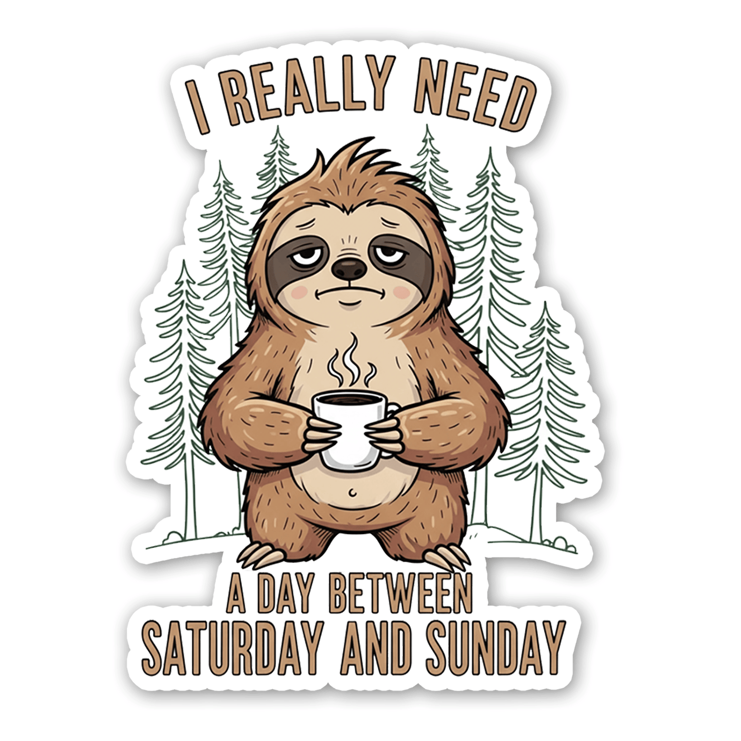 A Day Between Sticker