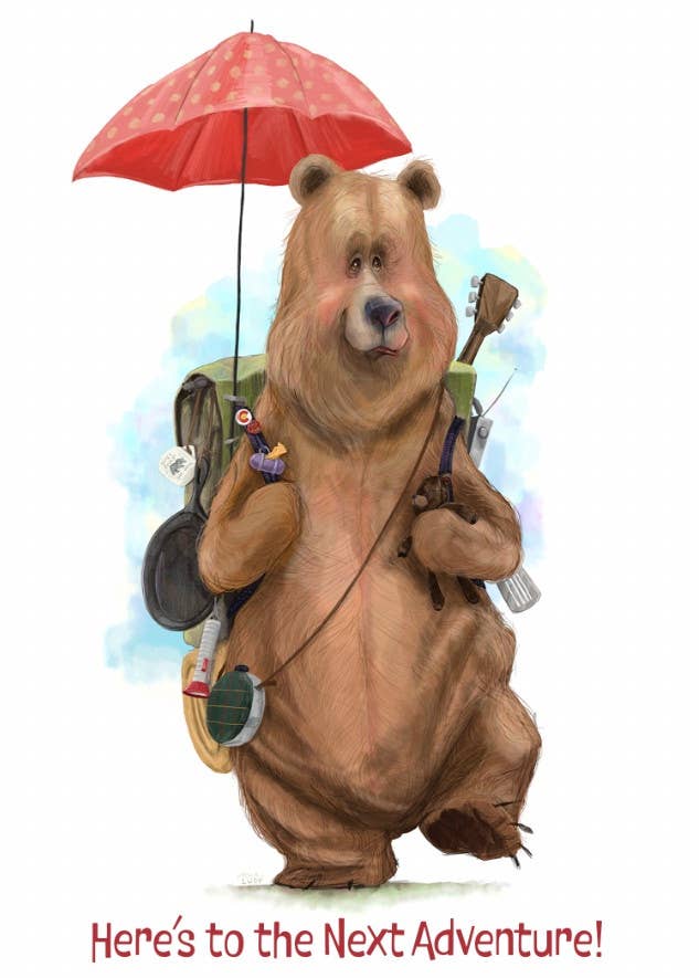 Here's to Your Next Adventure | Greeting Card