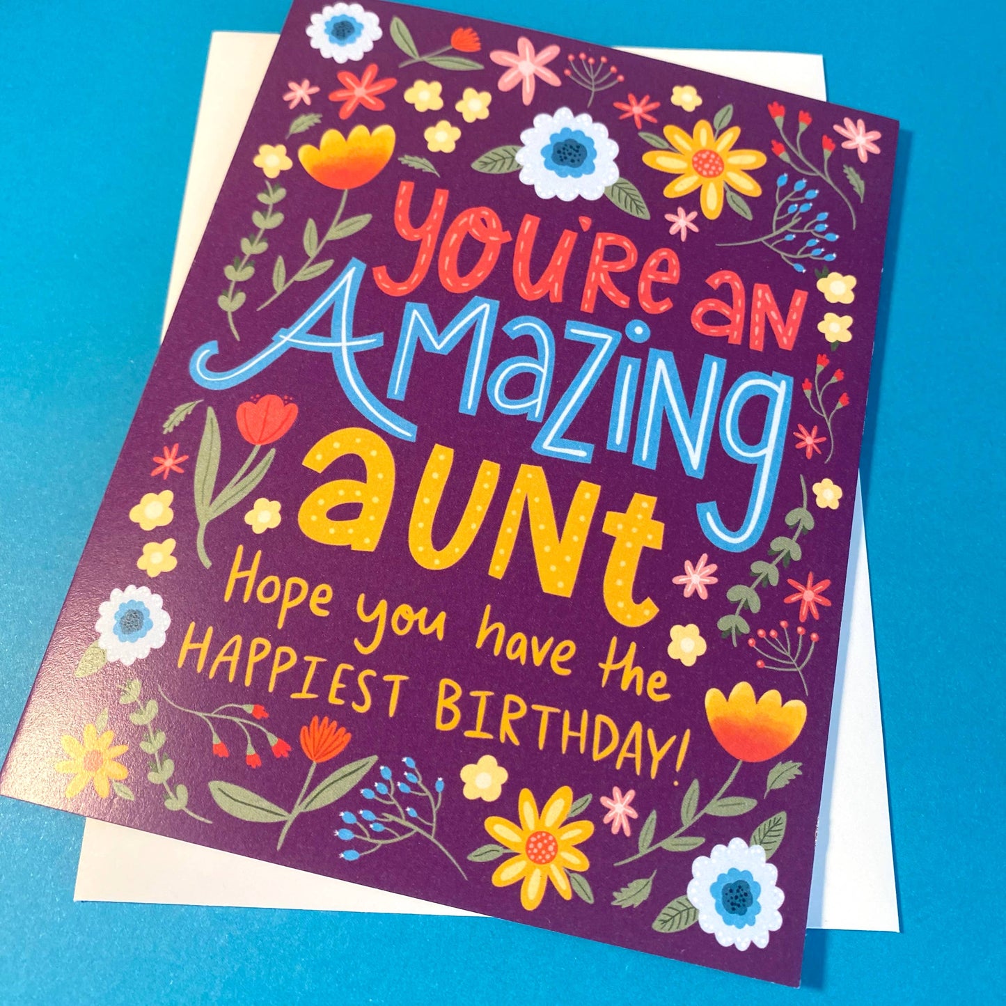 Aunt Birthday Card