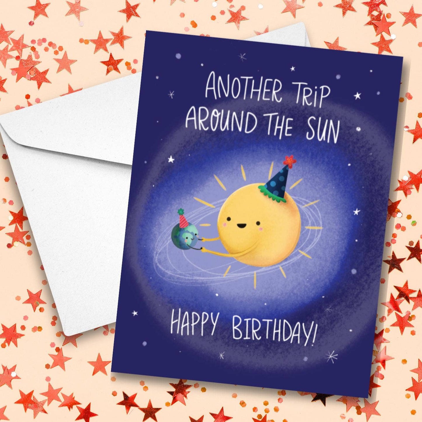 Another trip around the sun birthday card
