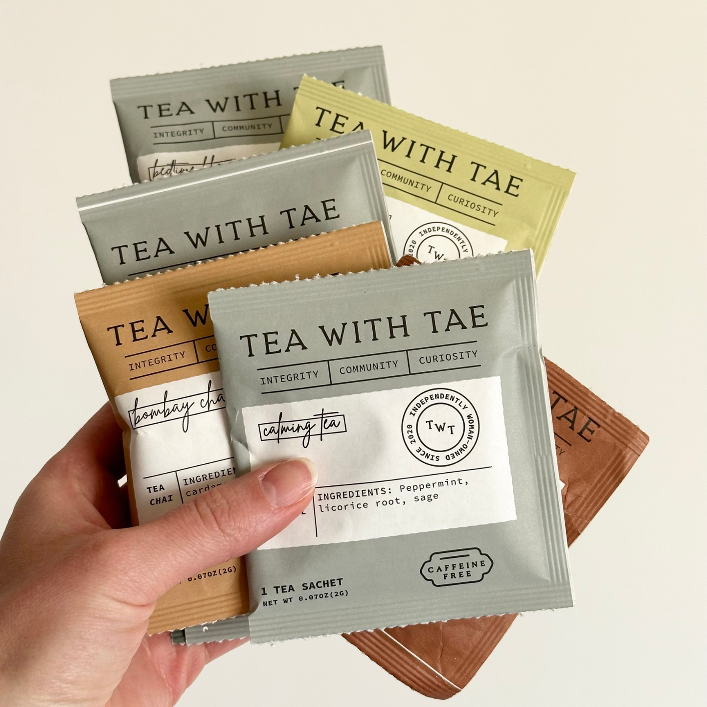Lemon Ginger Herbal Tea - Individually Wrapped Tea Bag - The Localist