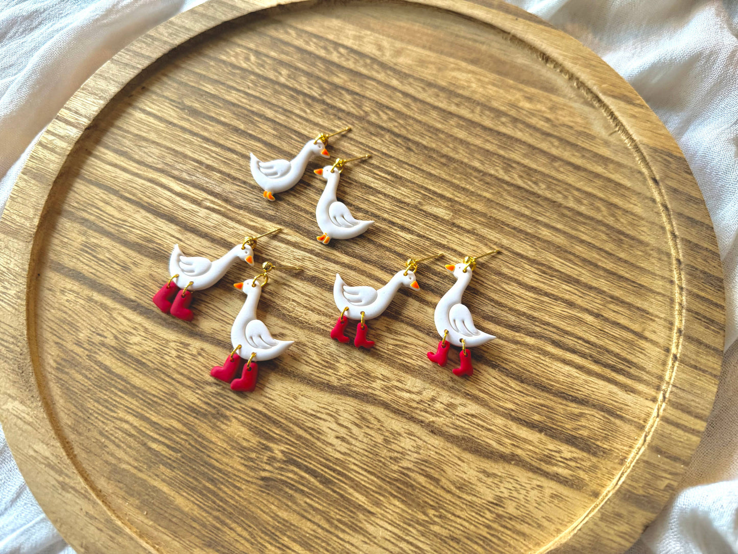 Goose Earrings