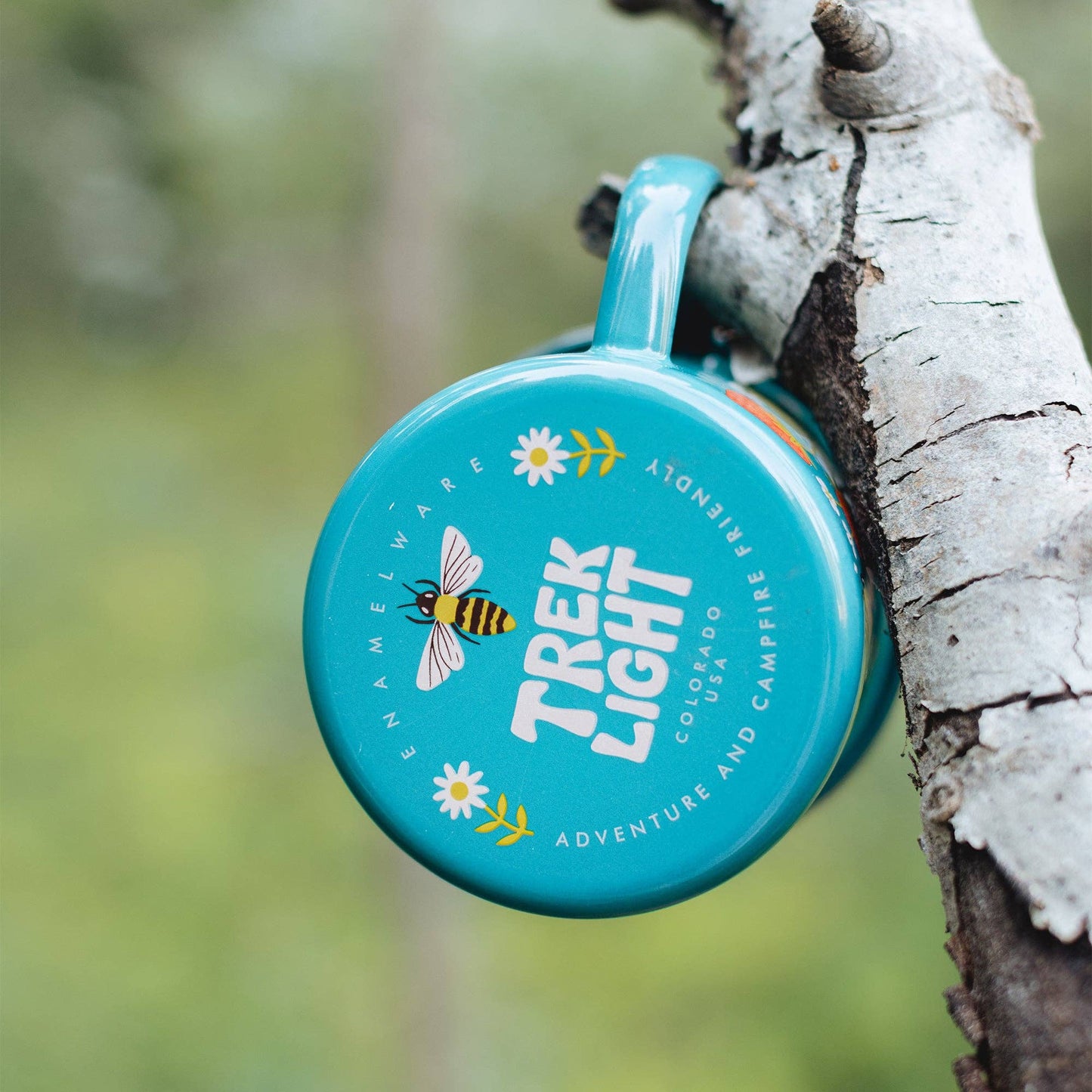 Enamel 16oz Coffee & Camp Mug-Garden Buzz