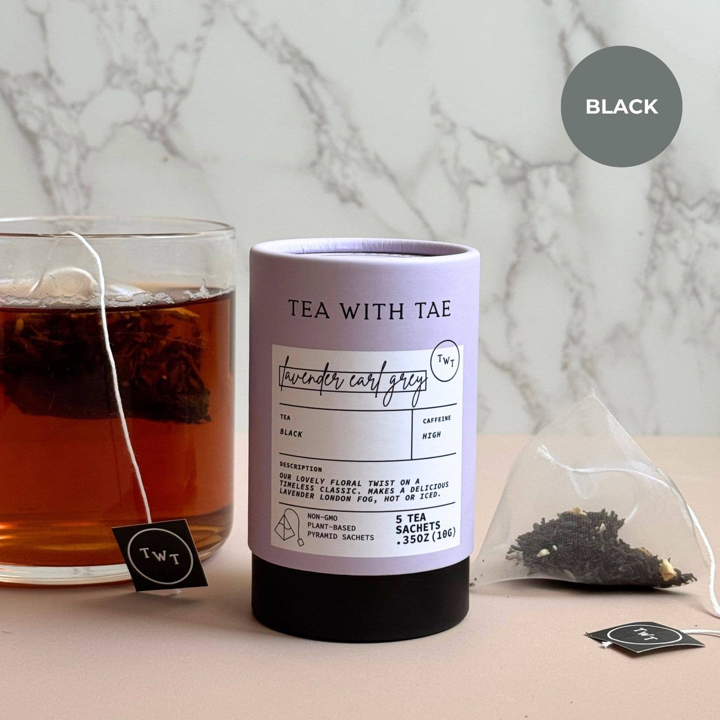 Lavender Earl Grey Black Tea Mini Tea Tube