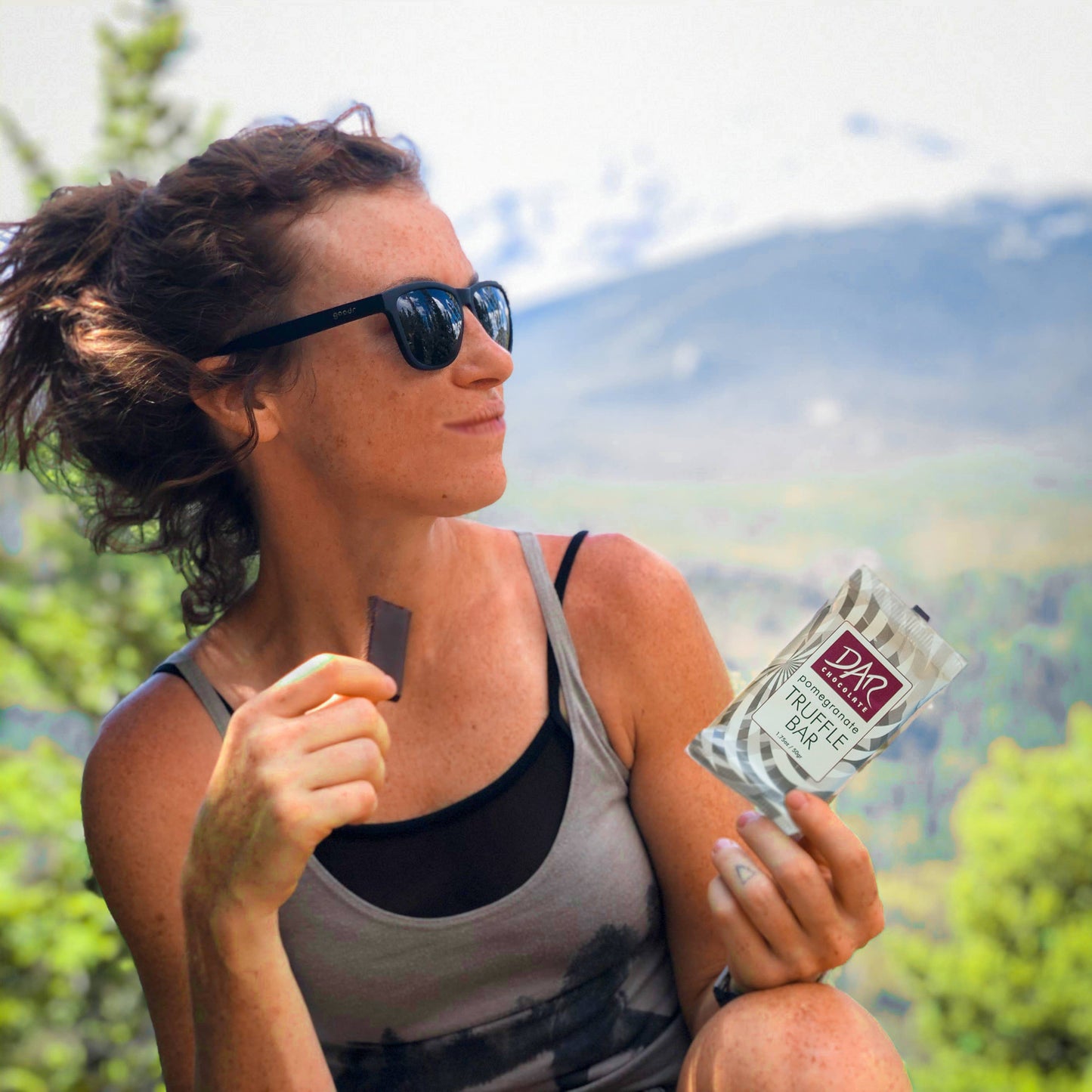 Truffle - Pomegranate Chocolate  Bar - Vegan