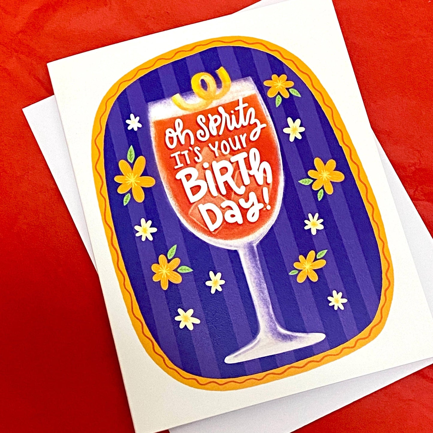 Aperol Spritz Birthday Card