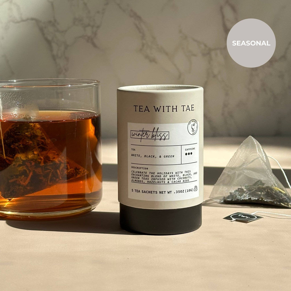 Winter Bliss Holiday Mini Tube Gift (5 tea bags)