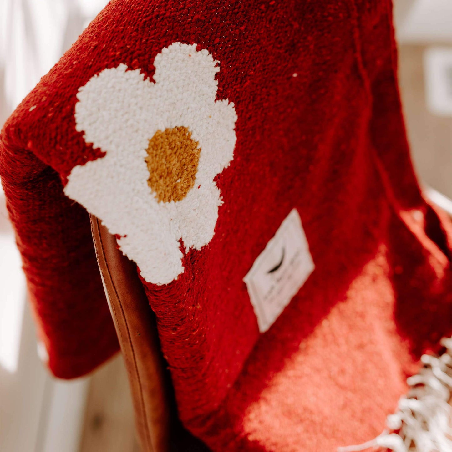 Handwoven Throw Blanket-Lazy Daisy