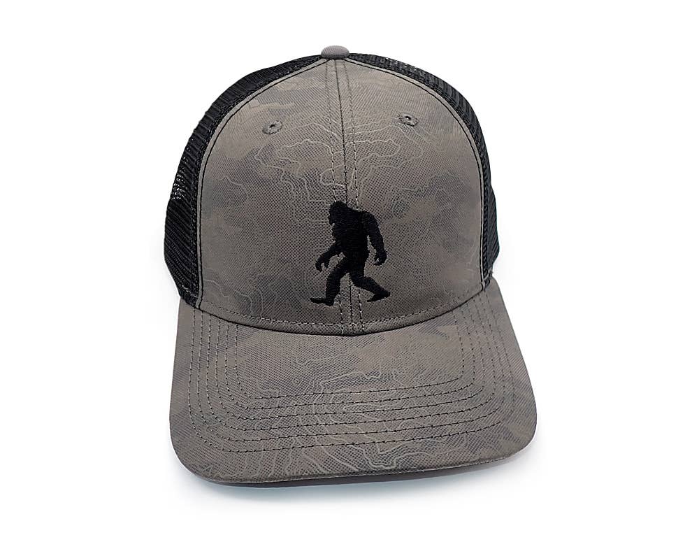 Topography and Bigfoot Mesh Back Trucker Hat