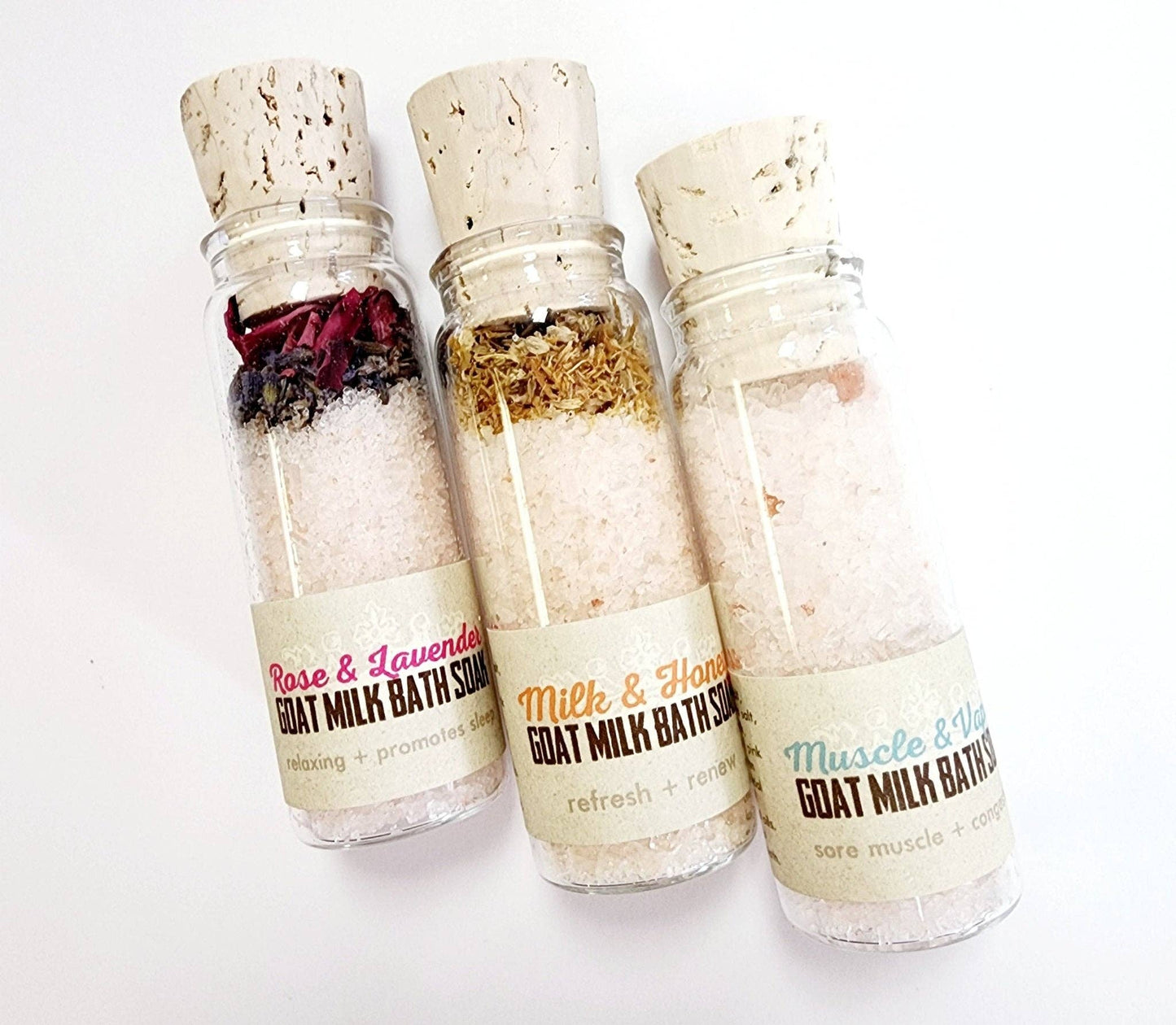 Goat Milk Bath Soak Vial
