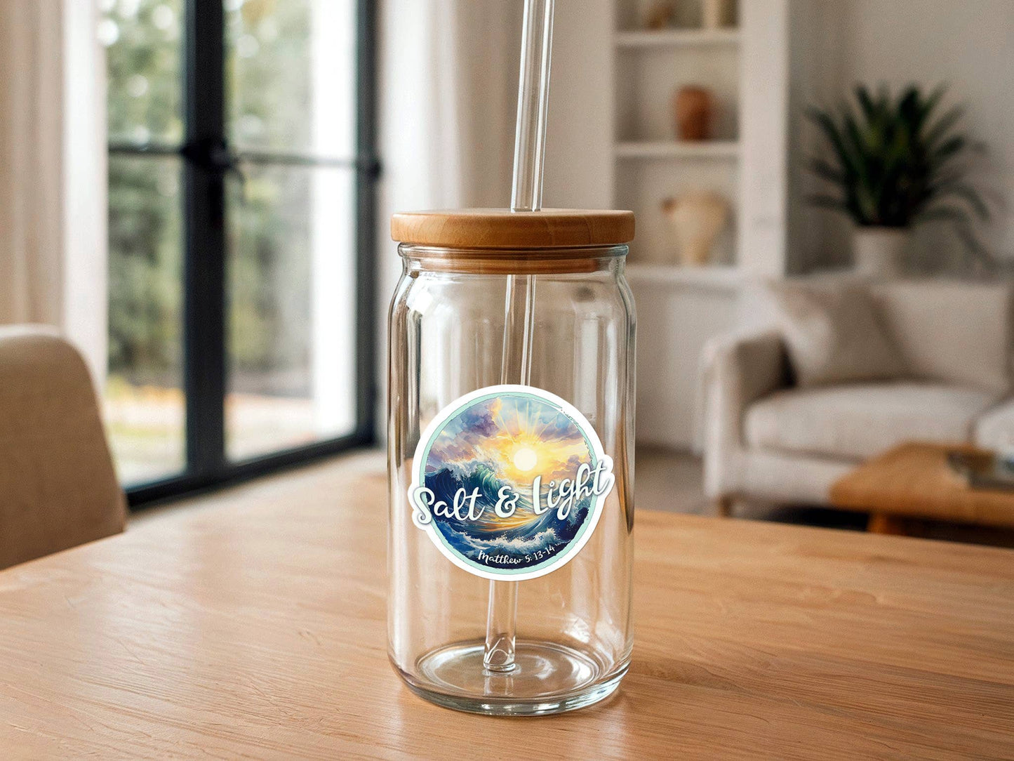 Salt & Light | Christian Sticker | Pretty Ocean Sticker