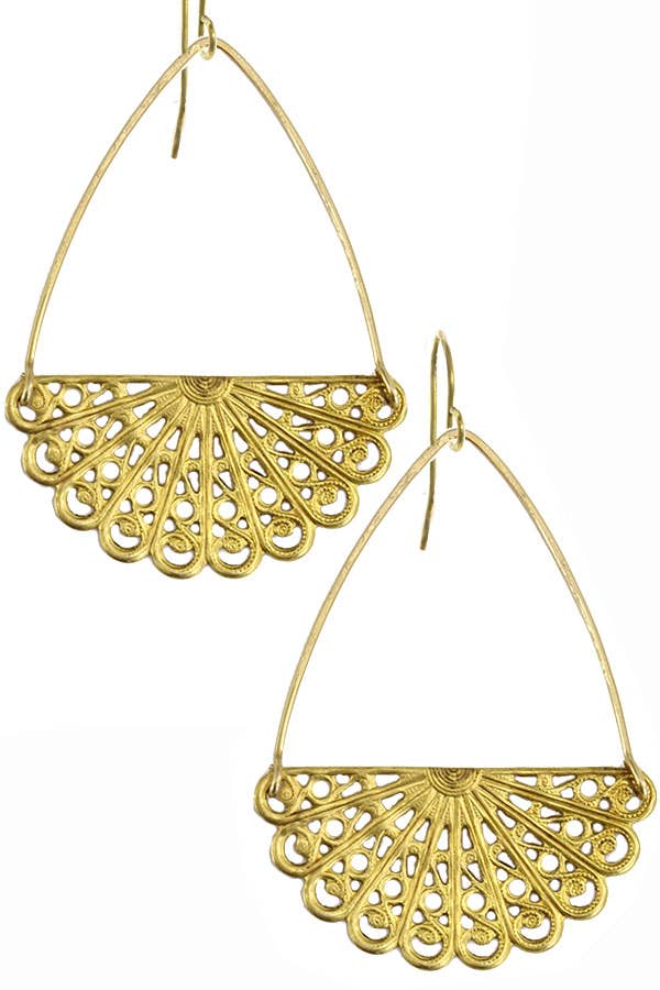 Filigree Fan Dangles