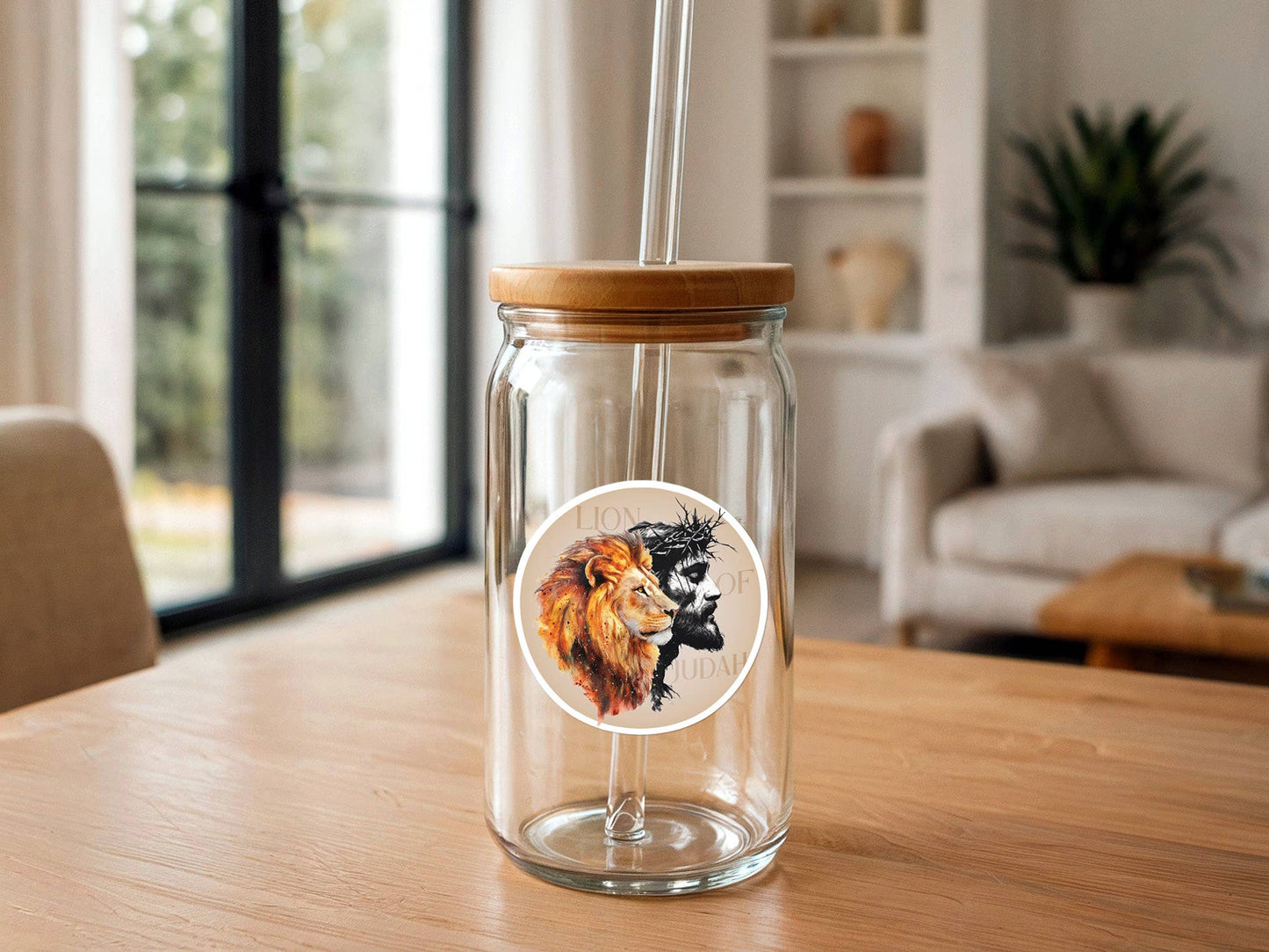 Lion of Judah | Artistic Jesus Sticker | Christian Sticker
