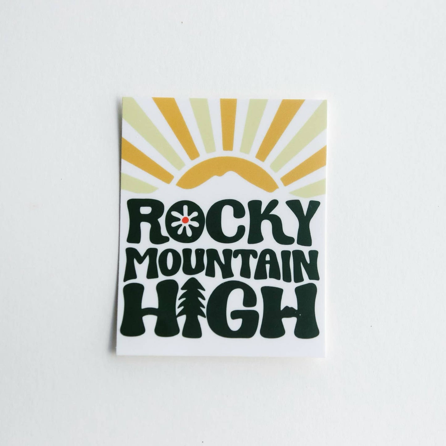Rocky Mountain High Colorful Sticker