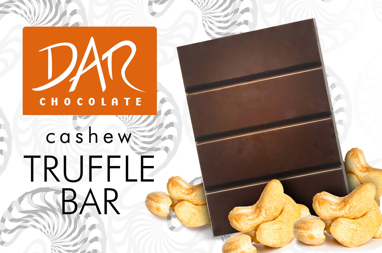 Truffle - Cashew Chocolate Bar - Vegan