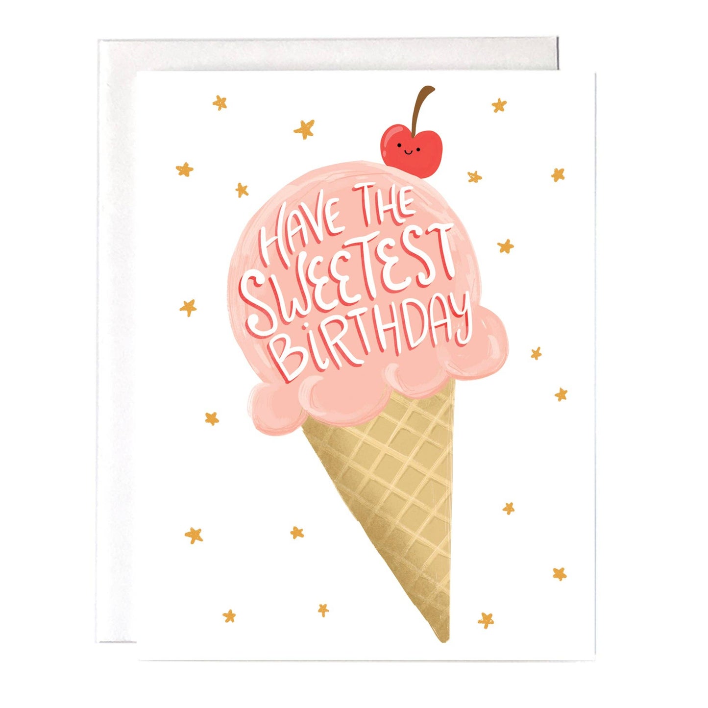 Ice Cream Cone Birthday Card