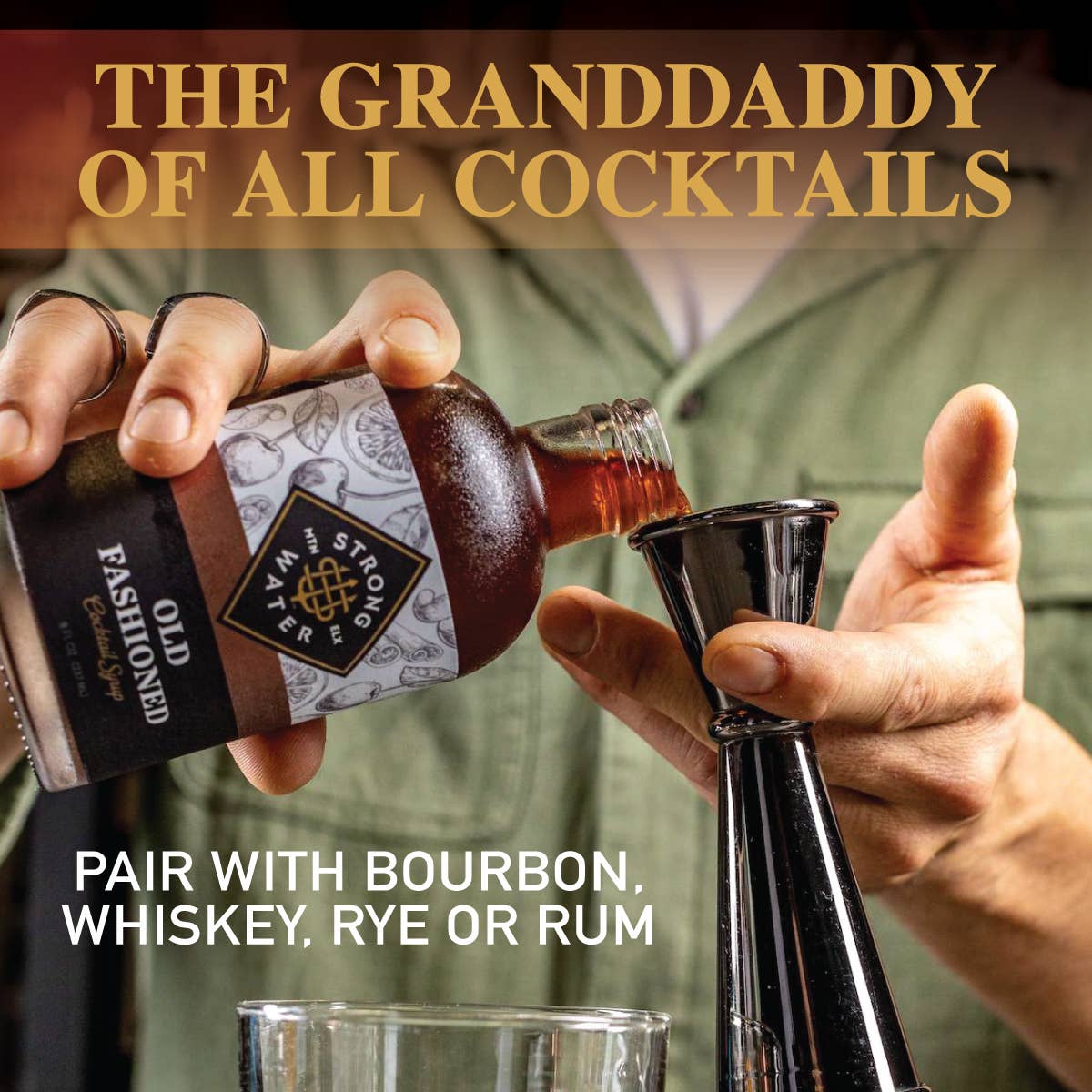 Old Fashioned Cocktail Mixer Syrup