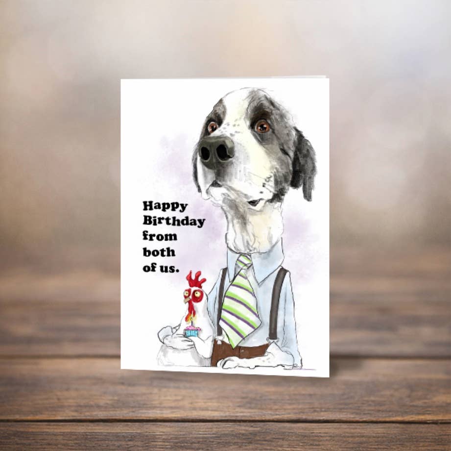Happy Birthday from Both of Us | Greeting Card