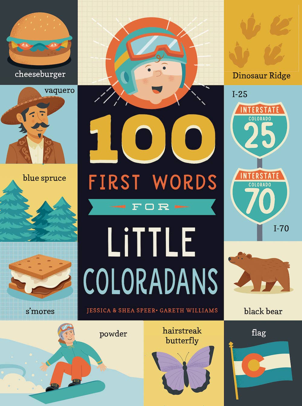 100 First Words for Little Coloradans Board Book