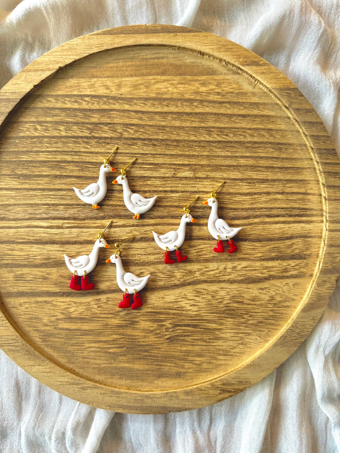 Goose Earrings