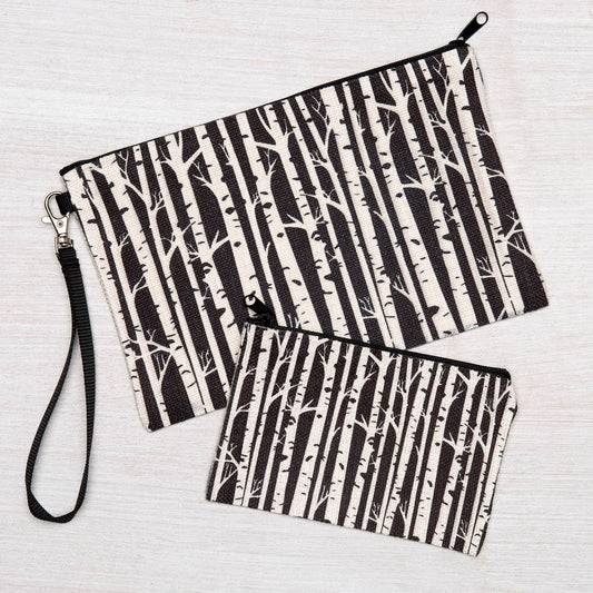 Birch Trees Zipper Pouch - The Localist