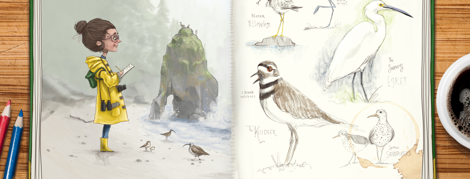 Birdie's Field Guide Picture Book / Signed by Mark Ludy - The Localist